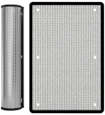 Solskyddsfilm för hushållspapper, aluminiumfolie | Sugkoppmontering, hopfällbar och enkel förvaring, sovrumsfönster, barnrum (B105 x H 135 cm)