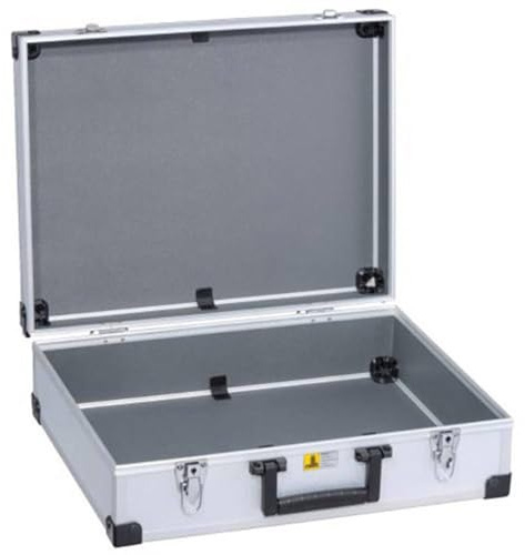Allit 424200 AluPlus Basic L 44 Silber, Werkzeugkoffer leer, Utensilienkoffer, Verpackungskoffer