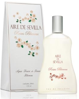 Aire de Sevilla Edición Rosas Blancas - Eau de Toilette 150 ml, 150 mililitro, 1 (El empaque puede variar)