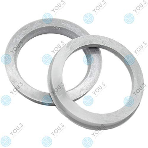 YOU.S Original ZENTRIERRINGE DISTANZRINGE 76,0 x 59,5 mm für ALUFELGEN (2 Stück)