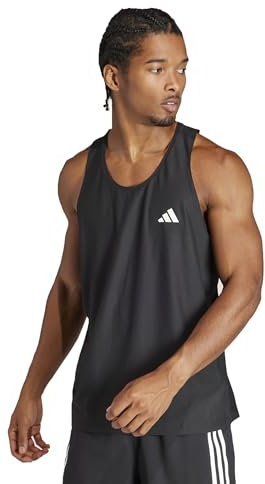 adidas För Män Own The Run Tank Top, Black, L
