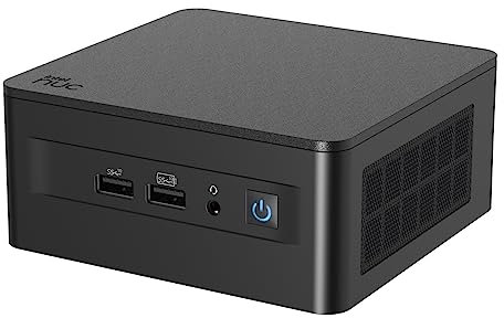 Intel NUC 13 Pro, Arena Canyon NUC13ANHi7 Mini PC with Core i7-1360P Processor, Intel Iris Xe Graphics, 32GB RAM&2TB NVMe SSD (12C/16T/18M Cache,Up to 5.0GHz) Support 8K/WiFi6E/BT5.3/Win11 Pro