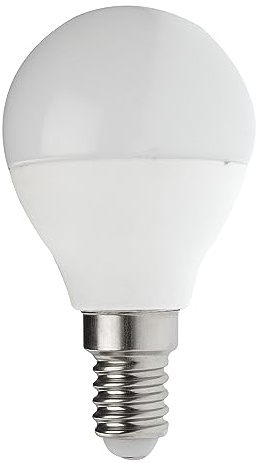 Velamp Bombilla LED SMD, esfera P45, 8W/806lm, casquillo E14, 3000K