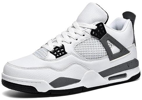 Aszeller Air 4 Retro Sneaker Herren Damen Schuhe Skateboardschuhe Laufschuhe Turnschuhe mit Luftpolster Walkingschuhe Basketballschuhe Sportschuhe