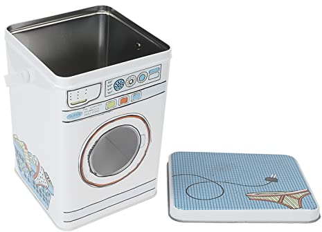 LCCEERD Contenitore Detersivo Polvere 5 L, Alta Capacità Dosatore Detersivo Lavatrice, Contenitore Detersivo con Coperchio per Cibo per Cani, Cibo per Gatti, Nastri, Cancelleria, Gadget
