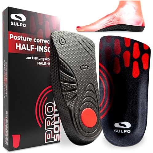 SULPO semelles orthopédiques - PRO SOLUTIONS - aponévrosite plantaire - talonnette épine calcanéenne - talonnette tendon d'achille - demi semelle - semelle talonnette femme homme