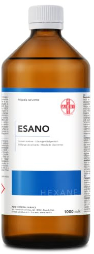 AIESI® Esano miscela solvente sgrassatore (1000 ml) per uso professionale ed industriale, Made in Italy