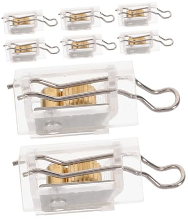 Alipis Lot De 8 Verrous De Cordon pour Store Vénitien Verrou De Cordon pour Store Romain Verrou De Rideau Verrou De Cordon Réutilisable Installation Facile Accessoires pour Stores