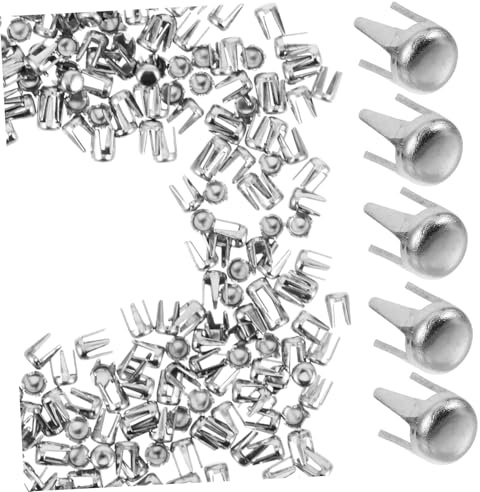 DOITOOL 5000pièces Rivets Décoratifs Métal Pour Vêtements Clous à Quatre Griffes Rivets à Quatre Griffes Pour Sacs Et Accessoires