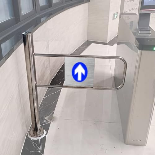Control de acceso automático para puertas batientes - Dispositivo de entrada/salida unidireccional para escuelas, tiendas, hospitales - Puerta segura doble y media (100 cm)