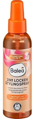 Balea Hitzeschutzspray 2in1 Lockenstylingspray, Hitzeschutz bis 220°, Ohne Silikone, mit Keratin