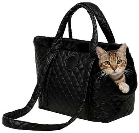 Borsa per il trasporto di cani, ergonomica, comoda e impermeabile, piccola borsa per il trasporto di cani, per l'inverno, la neve, le passeggiate in auto, le attività all'aperto, i trasporti pubblici