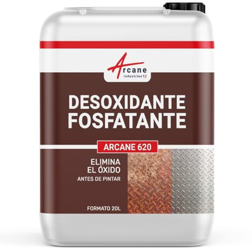 Desoxidante fosfatante metálico desengrasante y decapante - Antióxido con ácido fosfórico - 20 L - ARCANE INDUSTRIES