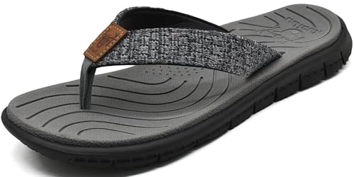 KuaiLu Flip Flops Women Orthopedic Ladies Thong Arch Support Walking Beach | Womens Casual Yoga Mat Comfortable Cushion Sandals Lightweight Non-Slip Summer Slippers