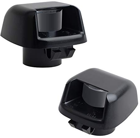 HERCOO License Plate light Cover Lens LED Tag Lamp Housing Compatible with Frontier Armada Titan Xterra, Suzuki Equator Pickup Truck, Pack of 2