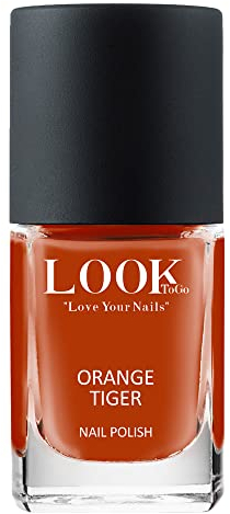 Look To Go • veganer Nagellack • ORANGE TIGER • NP 104 • 21-free & PETA approved • Made in Germany • 12ml