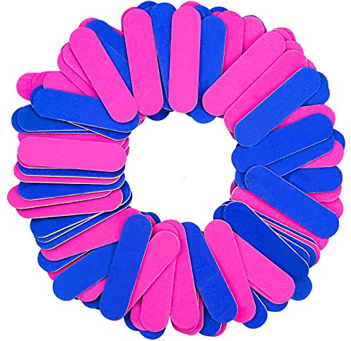 100 Pz Set Di Lime Per Unghie Set Lime Per Manicure A Grana Bifacciale Lime Per Unghie Professionali Set Lima Unghie Con Grit Double Sided Per Manicure, Nail Studio, Casa, Cura Delle Unghie,animaux
