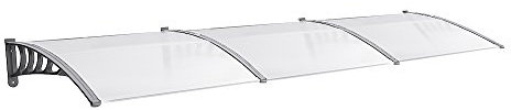 Panana Door Canopy Outdoor, Rain Awning, Window Garden Canopy, Patio Porch Shelter, Front/Back Door Cover 100X300CM