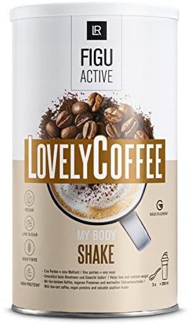 LR FiguActive Lovely Coffee Shake - Haute teneur en fibres et protéines - Végétalien, sans gluten, sans lactose