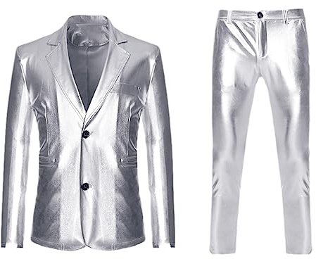 Trajes De 2 Piezas para Hombre, Traje De Vestir para Fiesta Y Club, Ropa De Cantante