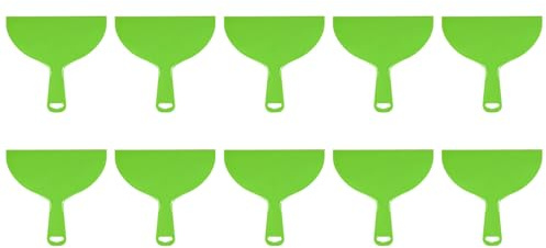 sourcing map 10Pcs Spatule à mastics de 8 de Largeur, 4mm D'Épaisseur, en Plastique Souple pour L'Application de mastics, Lissage Des Murs et Grattage