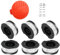 6 Pièces Bobine Fil Coupe Bordure Compatible pour Black et Decker,Ø1,65mm, Bobine Fil Coupe Bordure pour Black et Decker Coupe-Bordures, Couvercle de Bobine de Rechange et 1 Ressort de Rechange