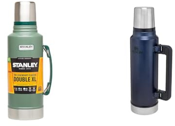 Stanley Classic Legendary Bottle 1.9L - Stainless Steel Thermos Flask - BPA-Free & Classic Legendary Thermos Flask 1.4L - Keeps Hot or Cold for 40 Hours