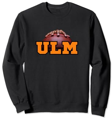 Ulm Basketball Fan Support Schwaben Stadion orange weiss Sweatshirt