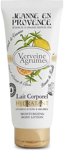 JEANNE EN PROVENCE - Latte corpo idratante e profumato - Fragranza Verbena Agrumi - 95% di ingredienti di origine naturale - Pelle secca - Made in France à Grasse - 200 ml