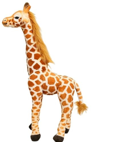 TOPLITHE Simulation Giraffe Kuscheltiere, Großer Stand Giraffe Kuscheltiere Weiches Plüschtier Spielzeug for Kinder Mädchen Jungen Zimmerdekoration(60CM/23IN)