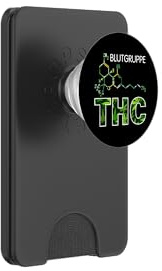 Blutgruppe THC Drogen Weed Gras Cannabis Marihuana PopSockets PopWallet für MagSafe