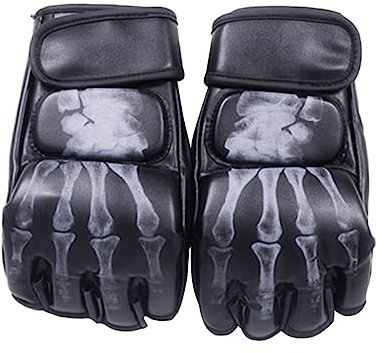BESPORTBLE Boxhandschuhe Halbfinger Sparring Handschuhe Atmungsaktive Boxhandschuhe Waschbar Langlebiges Material Trainingshandschuhe Für MMA Taekwondo Muay Thai Fitness