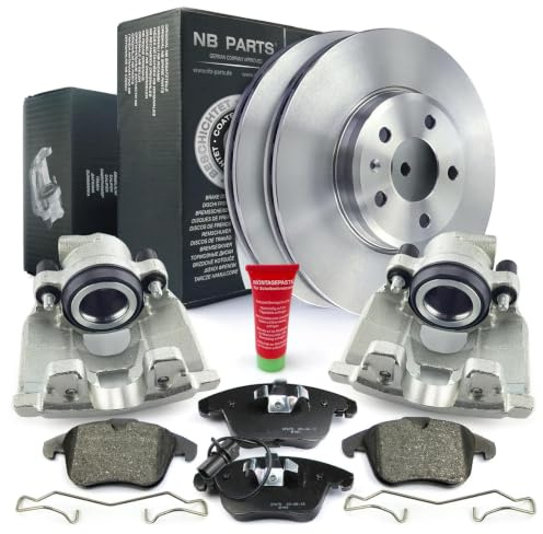 NB PARTS Bremssättel Bremsscheiben Bremsbeläge vorne passend für Audi A4 B8 Allroad Avant A5 8T