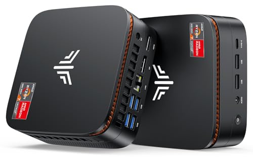 KAMRUI Mini Gaming PC, E3B AMD Ryzen 7 5700U Mini Computers 32GB RAM 1TB SSD Micro Desktop PC Small Computer Support WiFi 6, BT5.2, Triple 4K Display for Office Home
