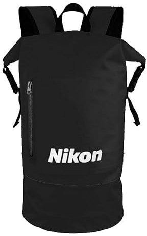 Nikon Zaino impermeabile, 20 L, tasca anteriore impermeabile, perfetto per qualsiasi fotocamera, Nero, CS-S66BK
