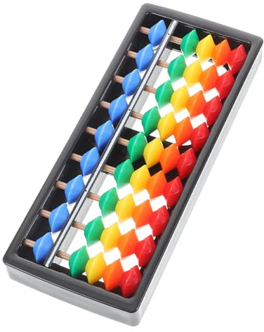 GARIOUANS Plastic Abacus Beads Student Educational Toys Math Arithmetic Abacus for Classroom and Home Use to Teach Counting