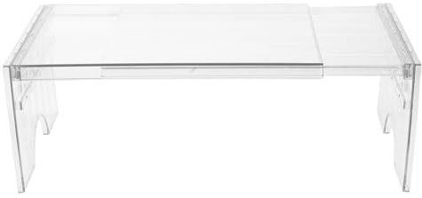 DOITOOL Divisorio per Ripiani Frigorifero Regolabile in Materiale Pet Resistente Ripiano Espandibile Multi-Strato per Congelatore e Dispensa Organizer Salvaspazio per Cucina e Frigo