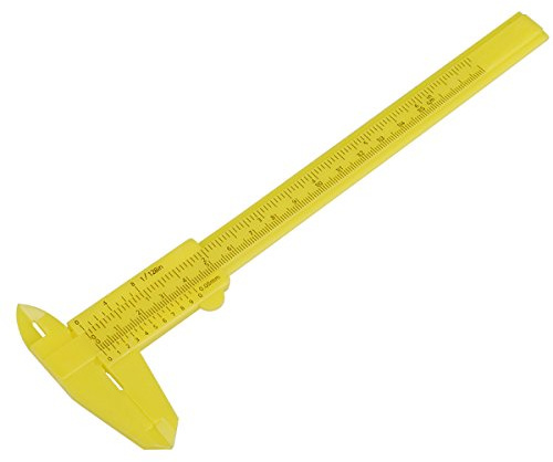 TuToy 0-150mm 6 Zoll Mini Plastik Vernier Messschieber Messgerät