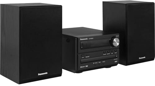 Panasonic SC-PM254EG-K Micro- mit HiFi-System (Bluetooth, DAB+, CD, UKW , 20 W RMS) schwarz