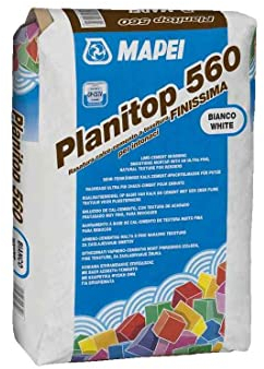 Planitop 560 - Afeitado de cemento muy fino, blanco, 20 kg Mapei