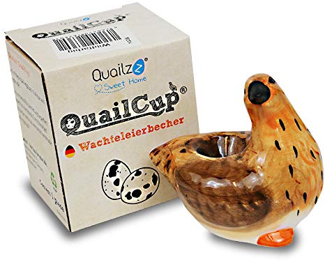 QuailCup Wachteleierbecher Wildfarbig Wachtel Eierbecher Küche-Quailzz