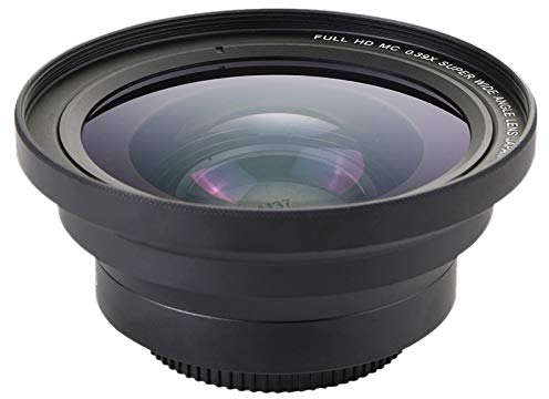 Spactz Professionelles 37-mm-Makro+72-mm-Weitwinkelobjektiv, 0,39-faches Full-HD für 4K-Camcorder