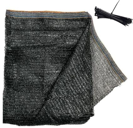 BeGrit 30% tela de sombra para plantas, protección solar, malla solar con lazos para plantas de flores de jardín, 3.3 x 6.5 pies