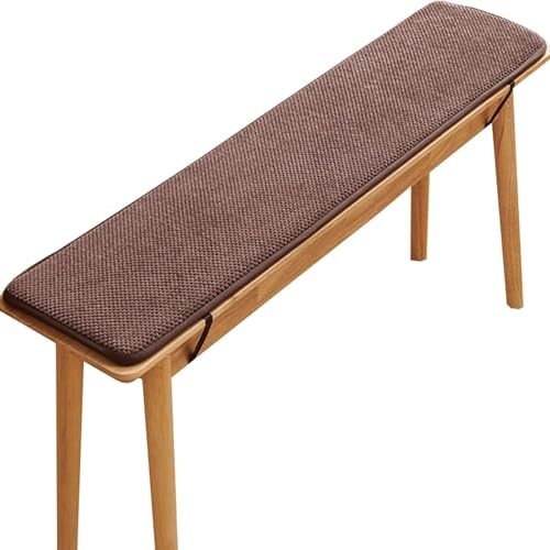 Sitzauflage Für Bank Outdoor Innen, Bankauflage Bankkissen Stuhlkissen, Waschbar Abnehmbarem Sitzpolster Gartenstuhl, Sitzauflage Bank Für Garten Terrasse Schaukel Bürostuhl,Kaffee,30*180cm
