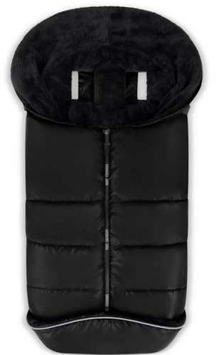 Winterfußsack - Black | Warmer Winterfußsack für den Kinderwagen
