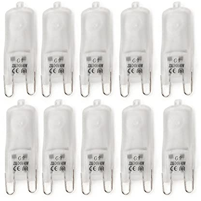 ShuoHui G9 Halogen Licht Leuchte Beleuchtung Lampe Warmweiss 40W 230V 2700K (5)