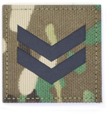 Multicam kamouflage IRR Rank patch insignier Sergeant Lance korporal emblem broderad krok och ögla Chevron lappar armé militär MTP EMS EMT Camo (korporal)