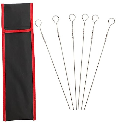 HOLIDYOYO 1 Pieza bolsa de almacenamiento bolsa de cubiertos al aire bolso utensil bolsas almacenaje bolsas de almacenamiento tote bolsa impermeable para pinchos bolsa de brocheta Grey