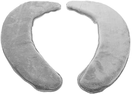 HOLIDYOYO Cojines Adhesivos para Inodoro Lavables de Franela, 1 Par