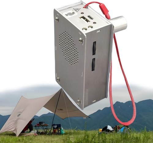 YXINHONGYUE Generador de manivela de Alta Potencia 1000Mah, Mini Fuente de alimentación de Emergencia portátil Segura y práctica, Adecuada para el Ocio Descompresión, Corte de energía repentino